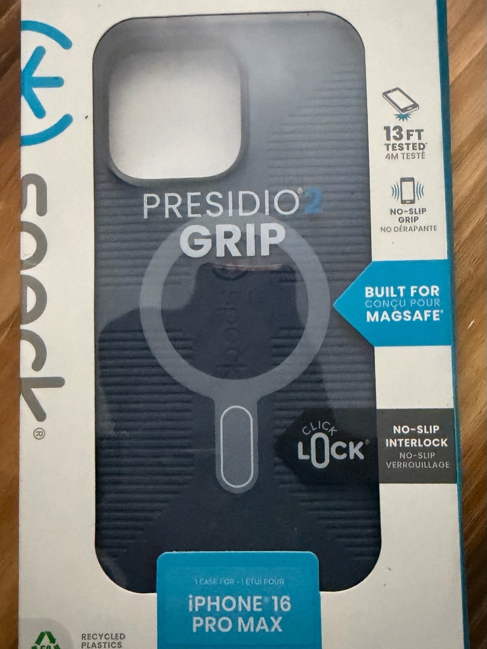 speck Presidio2 Grip Case for iPhone 16 Pro Max - Dark Blue